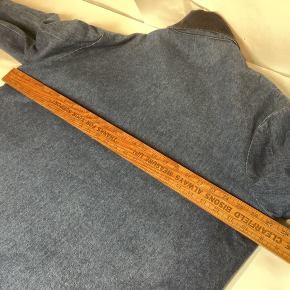 Big Ben Vintage Blanket lined Denim barn chore Utility Jacket mens 48 Long - Picture 12 of 15